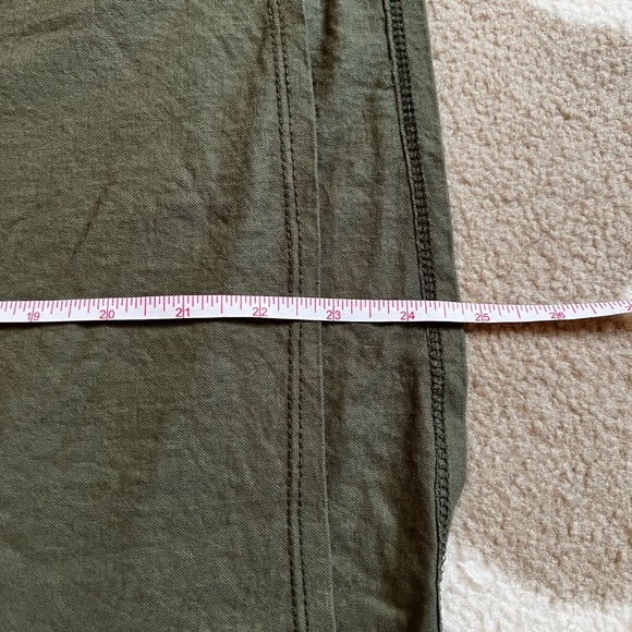 Army green oversized T-shirt - Picture 3 of 4